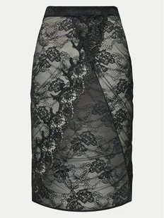 Guess Spódnica midi O4BD02 KCG40 Czarny Regular Fit - Spódnice - miniaturka - grafika 1