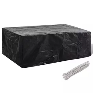 vidaXL vidaXL Pokrywa na meble ogrodowe z 8 oczkami do przewlekania 200x160 70cm - Pokrowce na meble ogrodowe - miniaturka - grafika 1