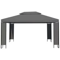 Altany ogrodowe - vidaXL Altana, antracytowa, 300 x 400 cm - miniaturka - grafika 1