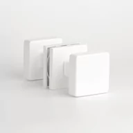 Klamki - Gałka Mora Q Slim Biały Mat Dwustr - miniaturka - grafika 1