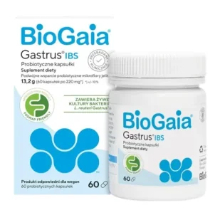 BioGaia Gastrus IBS, 60 kapsułek - Układ pokarmowy - miniaturka - grafika 1