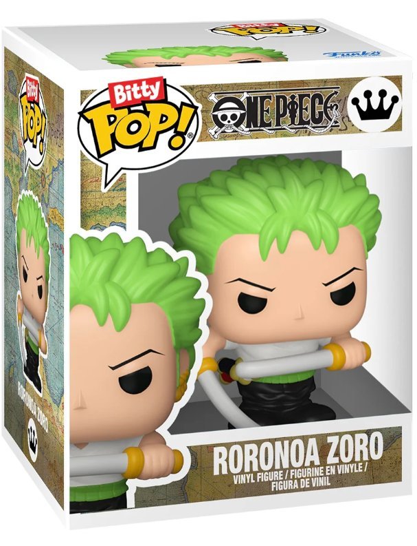 funko pop! one piece bitty pop mini figurka roronoa zoro 2.5cm