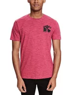 Koszulki męskie - edc by Esprit T-shirt męski, 650 / ciemnoróżowy, S - miniaturka - grafika 1