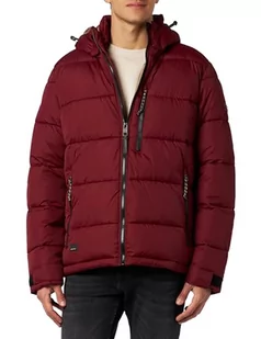 camel active Męska kurtka pikowana basic, zimowa, czerwony, 52 - Kurtki męskie - miniaturka - grafika 1