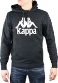Bluzy męskie - Kappa Kappa Taino Hooded 705322-19-4006 czarne XXL - miniaturka - grafika 1