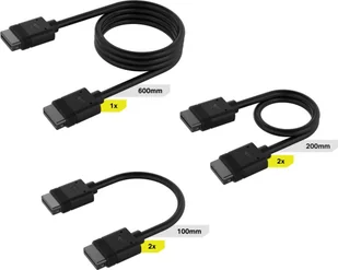 Corsair Cable Corsair iCUE LINK Kit 60cm black - Kable komputerowe i do monitorów - miniaturka - grafika 1