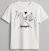 Koszulki i topy damskie - Koszulka biała dla przyjaciółek - psiapsi ( - miniaturka - grafika 1