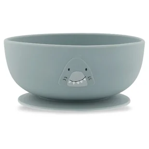 Silikonowa miseczka z przyssawką - Rekin Trixie Baby - Zestawy naczyń dla dzieci - miniaturka - grafika 1