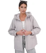 Kurtki damskie - Damska kurtka przejściowa z kapturem oversize ZUZA-38 - miniaturka - grafika 1