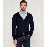 Swetry męskie - POLO RALPH LAUREN Wełniany kardigan Slim Fit - miniaturka - grafika 1