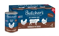 Mokra karma dla psów - Butcher's Original Recipe in Gravy mix smaków z warzywami w sosie karma dla psa 6 x 400g - miniaturka - grafika 1