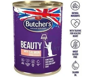 Butchers Classic Pro Series Łosoś w galaretce 24x400g puszka Kot) 050119415594355 - Mokra karma dla kotów - miniaturka - grafika 1