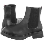 Botki damskie - Botki Chelsea Boot Black T3A5-33570-1351999 (TH1202-a) Tommy Hilfiger - miniaturka - grafika 1