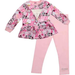 Guess Komplet Regular Fit - Dresy i komplety dla dziewczynek - miniaturka - grafika 1