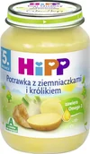 Dania dla dzieci - HiPP POTRAWKA Z ZIEMNIACZKAMI I KRÓLIKIEM 190G - miniaturka - grafika 1