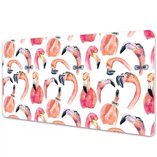 Mata ochronna na biurko Szalone Flamingi 90x45 cm - Podkładki na biurko - miniaturka - grafika 1