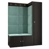 Meble do przedpokoju - Garderoba frezowana, meble do przedpokoju, panele tapicerowane PANAMA 7 - miniaturka - grafika 1