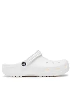 Klapki i japonki męskie - Crocs Klapki Classic 10001 Biały - miniaturka - grafika 1