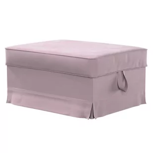 Dekoria Pokrowiec na podnóżek Ektorp Bromma zgaszony róż 60 x 79 x 42 cm Velvet 614-704-14 - Pokrowce na meble - miniaturka - grafika 1