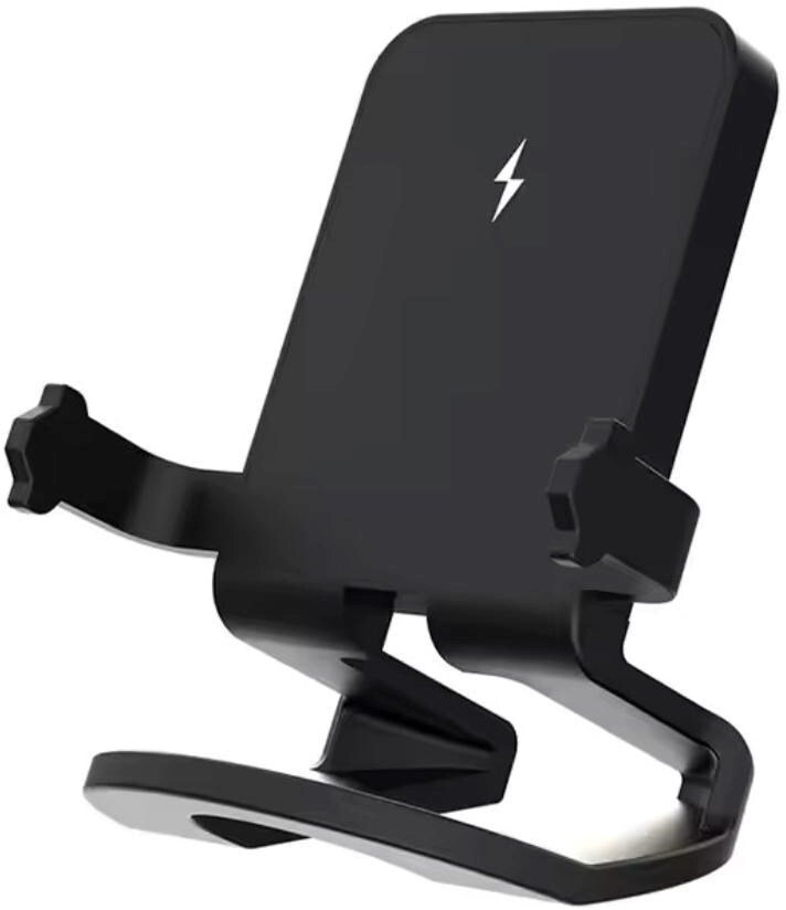 Ładowarka 1stCOOL Bezprzewodowa przenośna ładowarka figurka 15W, USB-C, czarna S15 Black