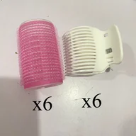 Wałki do włosów - TEMU Zestaw 12 Profesjonalnych Lokówek do Włosów Salonowych - Wytrzymałe Plastikowe Ręczne Lokówki z Ergonomicznym Kształtem i Bezpiecznymi Klipsami - miniaturka - grafika 1