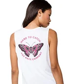 Koszulki i topy damskie - Fox podkoszulka Flutter Tank White 008) rozmiar S - miniaturka - grafika 1