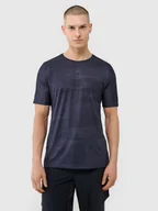 Koszulki rowerowe - 4F Koszulka rowerowa męska - czarna L - miniaturka - grafika 1