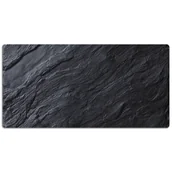 Podkładki na biurko - Mata ochronna z nadrukiem Czarny marmur 120x60 cm, Dywanomat - miniaturka - grafika 1