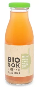 Owocowe Smaki (soki owocowe i warzywne, syropy) SOK JABŁKOWO - RABARBAROWY NFC BIO 250 ml - - Soki i napoje niegazowane - miniaturka - grafika 1