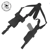 Kabury i pokrowce - kabura operacyjna do Glock 17/19 z szelką oburamienną i panelem na magazynek i kajdanki - miniaturka - grafika 1