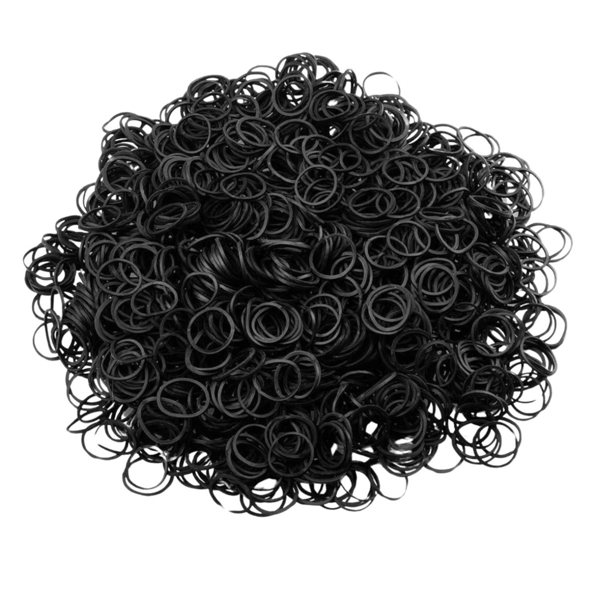 Gumki do Włosów Czarne Zestaw 1000 Sztuk Mini Recepturki Bezpieczne Wygodne