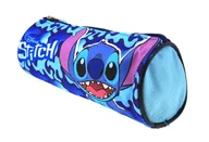 Piórniki - Niebieski piórnik tuba Disney Stitch 22 x 8 cm - miniaturka - grafika 1