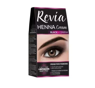 Verona Revia Henna do brwi w kremie Czarna 15 ml - Kredki do oczu - miniaturka - grafika 2