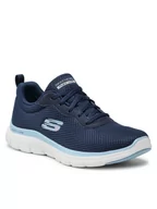 Sneakersy damskie - SKECHERS Sneakersy Brilliant View 149303/NVBL Granatowy - miniaturka - grafika 1