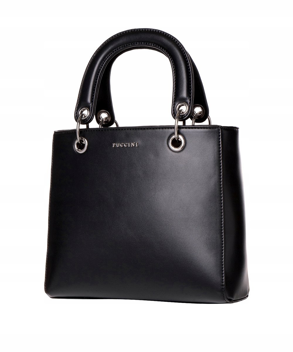 Torebka Damska Listonoszka Mała Czarna Crossbody PUCCINI BML038M-1