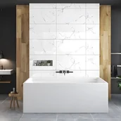 Wanny - VENTE-UNIQUE Wanna wolnostojąca prostokątna – 280 l – 170 × 75 × 60 cm (dł. × szer. × wys.) – kolor biały – akrylowa - ASPIUS - miniaturka - grafika 1