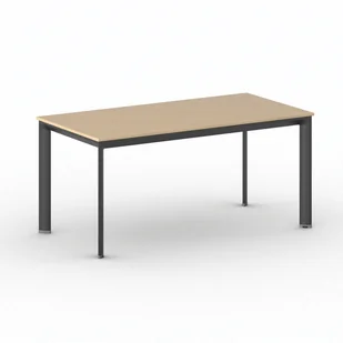B2B Partner Stół konferencyjny PRIMO INVITATION 1600 x 800 x 740 mm, buk 499378 - Stoły i stoliki do biura - miniaturka - grafika 1