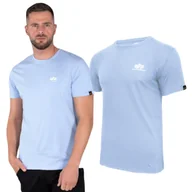 Odzież taktyczna i umundurowanie - Alpha Industries Small Logo Basic 188505 513 - Błękitna - miniaturka - grafika 1