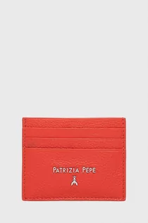 Portfele - Patrizia Pepe portfel damski kolor czerwony - grafika 1