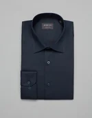 Koszule męskie - koszula simeria 00382 długi rękaw granatowy classic fit - miniaturka - grafika 1