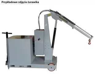 Żurawik z przeciwwagą, napęd ręczny, ramię elektryczne (udźwig: 500-1000 kg, wys. podnoszenia: 1970-2670 mm) 03080215 - Wyposażenie gospodarstwa rolnego - miniaturka - grafika 1