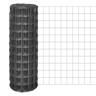 vidaxl Ogrodzenie Euro 10x0,8 m z siatki stalowej 77x64 mm - Ogrodzenia - miniaturka - grafika 1