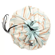 Maty edukacyjne - Play & Go Worek Outdoor Paski Pastel - miniaturka - grafika 1