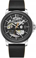Zegarki męskie - Zegarek męski KENNETH COLE KCWGE2217101 czarny klasyczny skeleton - miniaturka - grafika 1