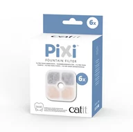 Miski dla kotów - Catit PIXI poidełko/fontanna, różowa - Filtr zapasowy 6 szt. - miniaturka - grafika 1