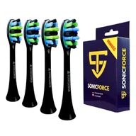 Końcówki do szczoteczek elektrycznych - Końcówki do Smilesonic PerfectClean czarne - Zamiennik - miniaturka - grafika 1