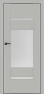 Drzwi wewnętrzne - Dre Drzwi Wewnętrzne Z Szybą Reva 4 Okleina Jasna Szara Mat - miniaturka - grafika 1