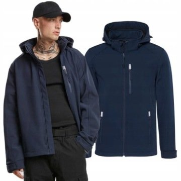 Kurtka Softshell Brandit Hurricane Navy 5XL [Kurtka Softshell Brandit