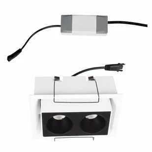 Podtynkowa lampa z zasilaczem i modułem LED Modular H180.02 + HM180 2L + HT180 6W ON/OFF Maxlight LED 6W 3000K czarna biała - Lampy ogrodowe Podtynkowa lampa z zasilaczem i modułem LED Modular H180.02 + HM180 2L + HT180 6W ON/OFF Maxlight LED 6W 3000K czarna biała - Lampy ogrodowe - miniaturka - grafika 1