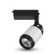Oprawy, klosze i abażury - v-tac Oprawa Track Light LED V-TAC 35W 24st LED Czarny Biały VT-4537 6400K 2850lm - miniaturka - grafika 1